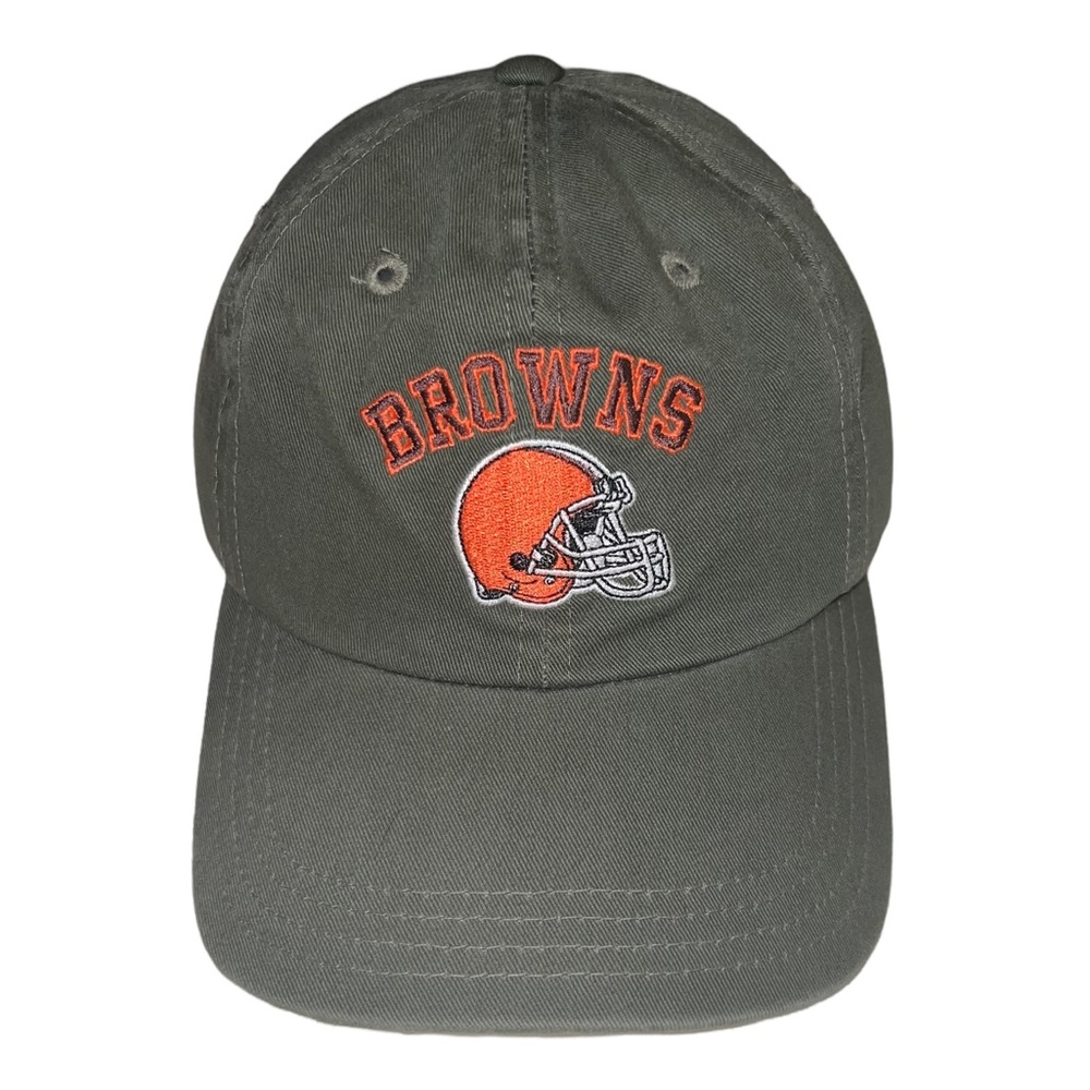 Vintage 90s Logo Athletic Cleveland Browns Strapback Hat Green NFL